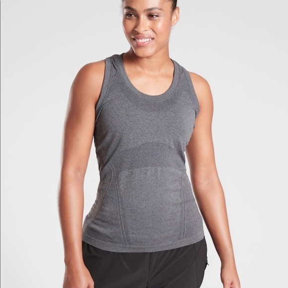 ATHLETA BARE TO RUN KNICKER Black & Momentum Tank - Picture 3 of 10